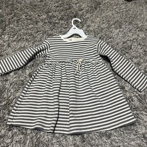 Zara sweater striped dress